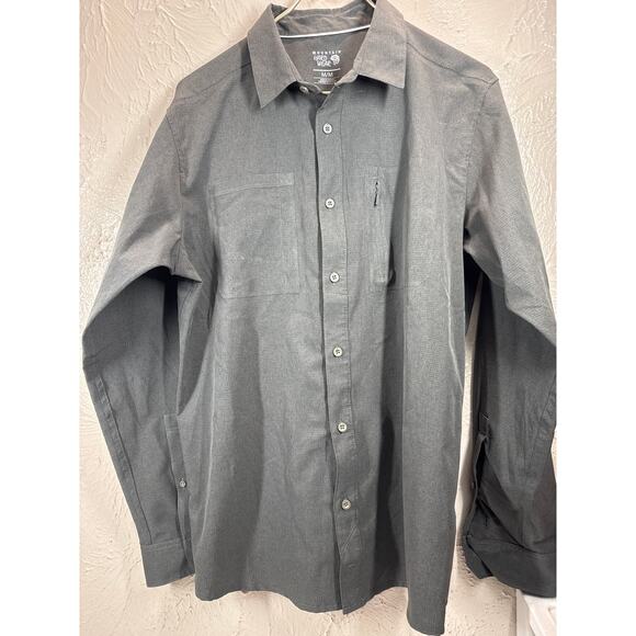 Mountain Hardwear Other - Mountain Hardwear Men's Breathable Long Sleeve Shirt Charcoal Gray Size Medium
